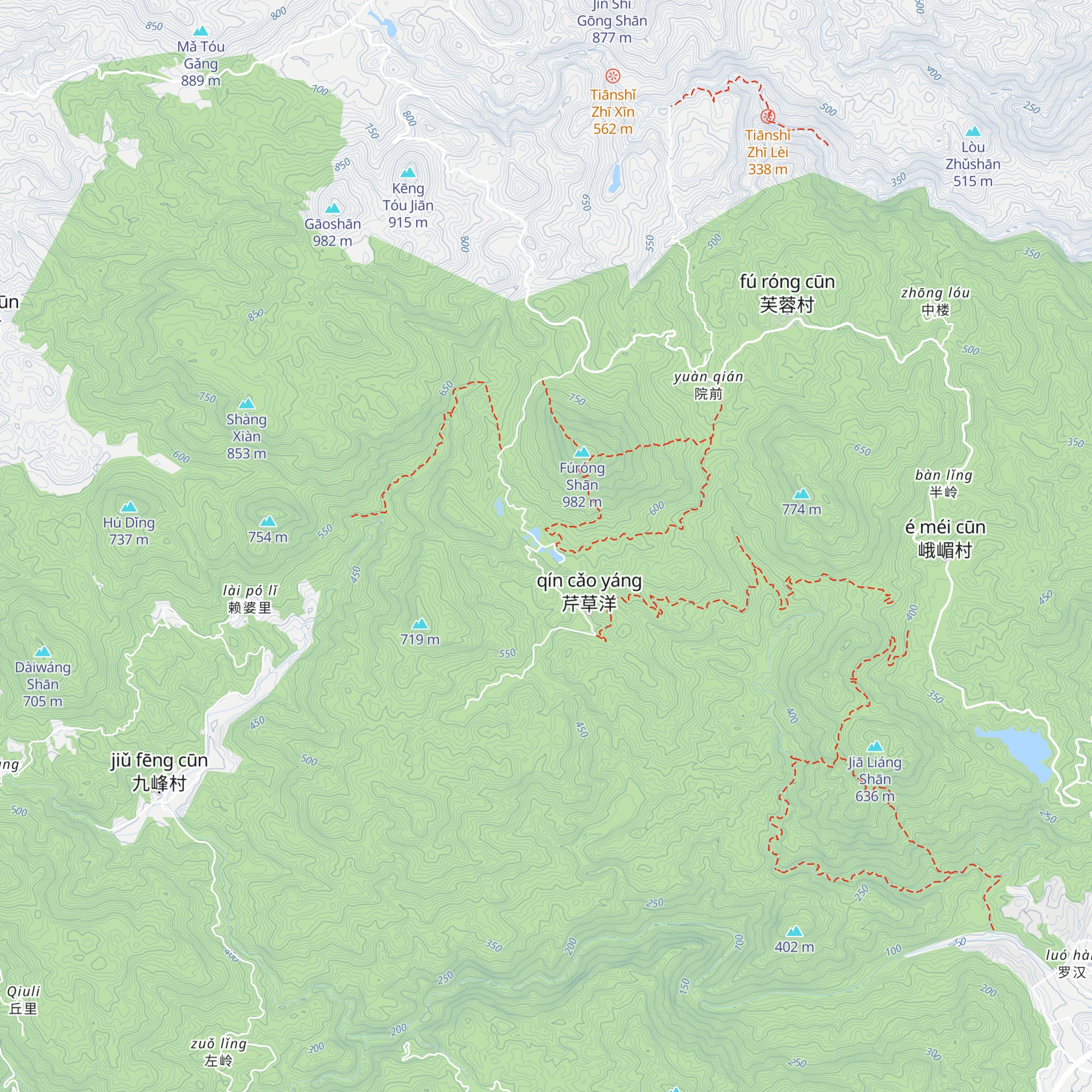 Yòu Mǎn Duò Fúróng Shān Yíngdì map