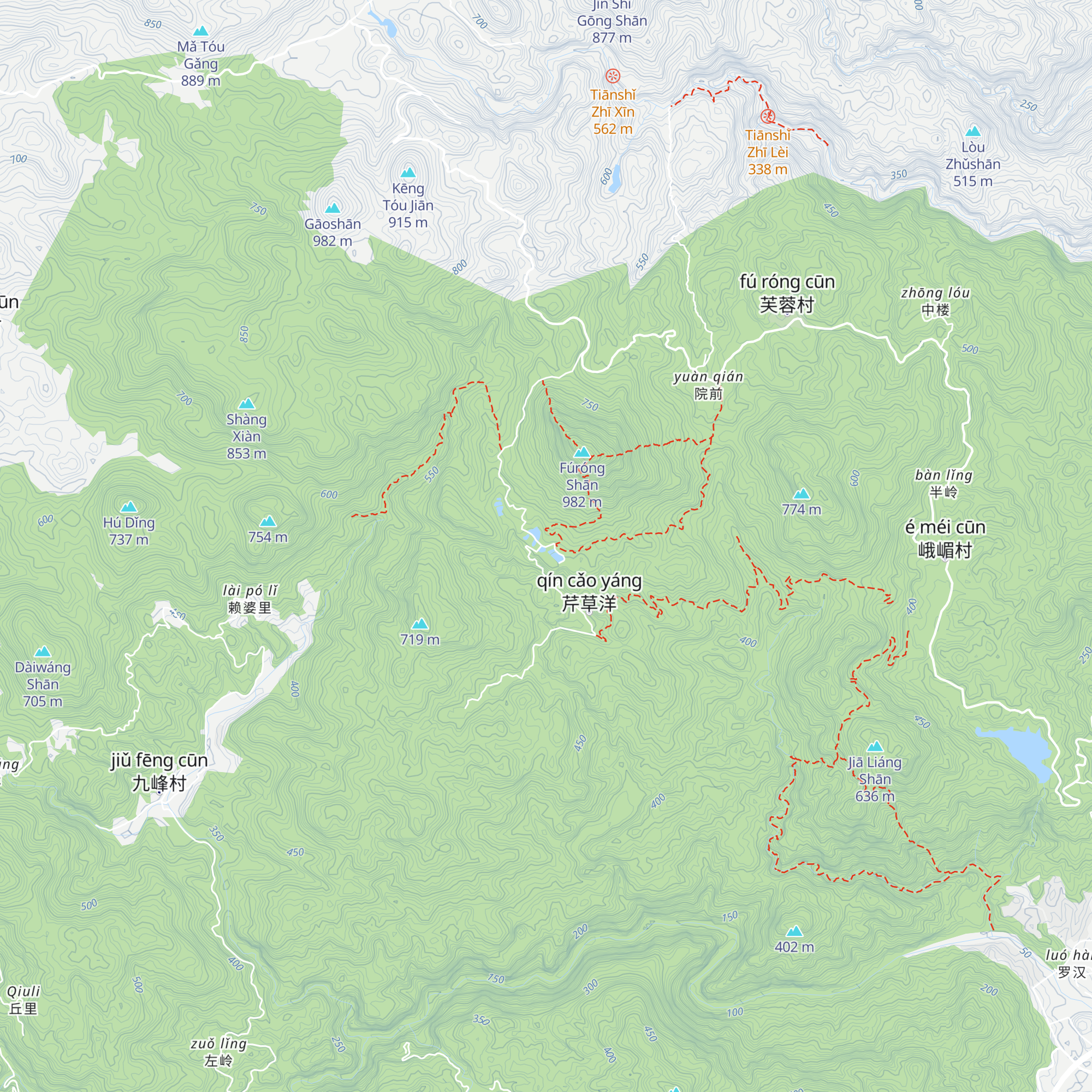Yòu Mǎn Duò Fúróng Shān Yíngdì map