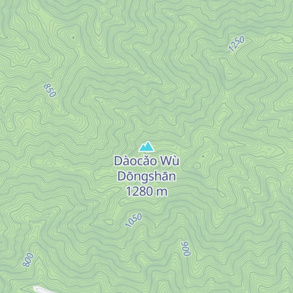 Map of Dàocǎo Wù Dōngshān