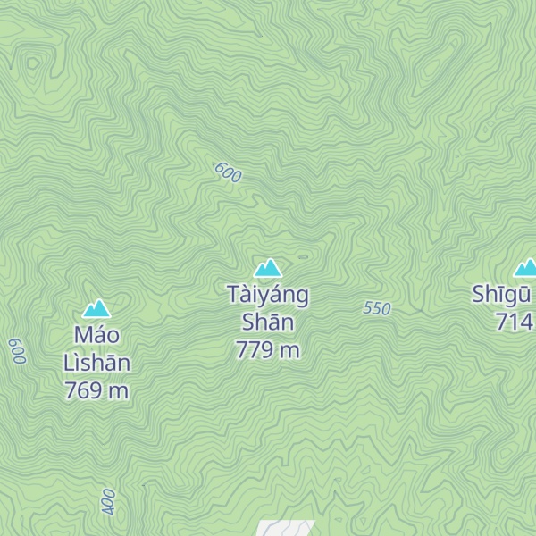 Map of Tàiyáng Shān