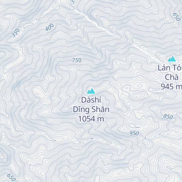 Map of Dàshí Dǐng Shān