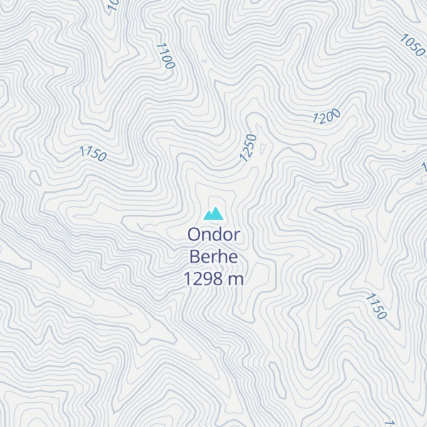 Map of Ondor Berhe