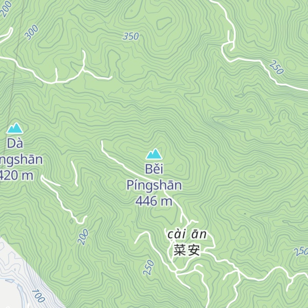 Map of Běi Píngshān