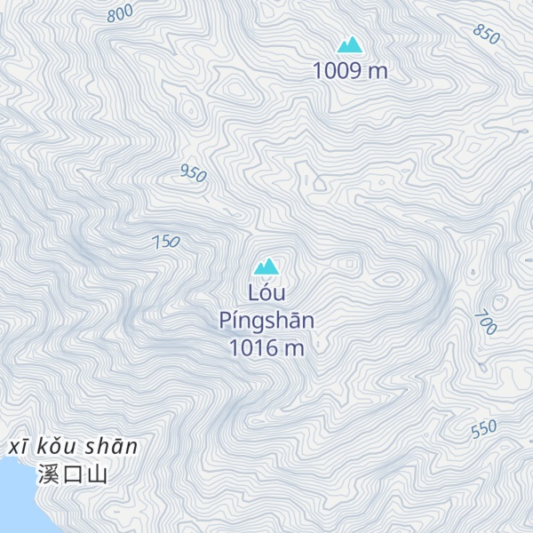 Map of Lóu Píngshān