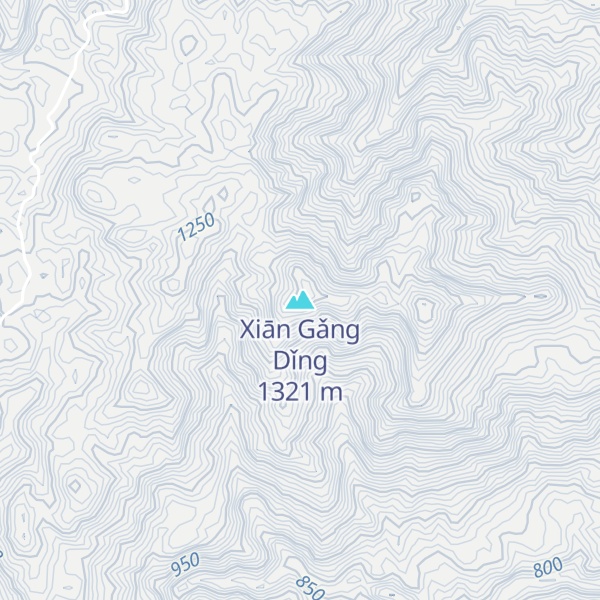 Map of Xiān Gǎng Dǐng