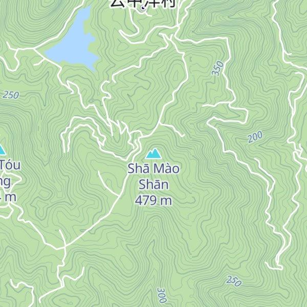 Map of Shā Mào Shān