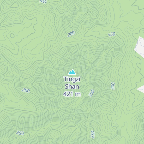 Map of Tingzi Shan