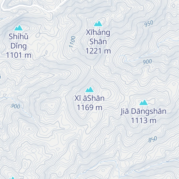 Map of Xī āShān