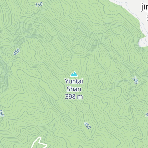 Map of Yuntai Shan