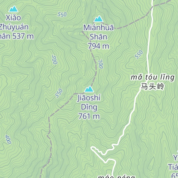 Map of Jiāoshí Dǐng