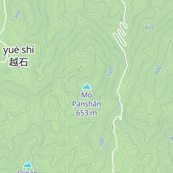 Map of Mó Pánshān