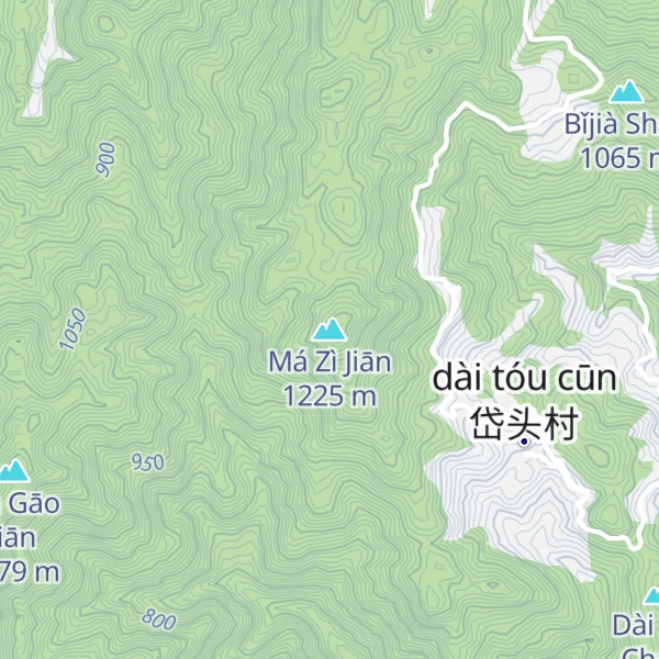 Map of Má Zì Jiān