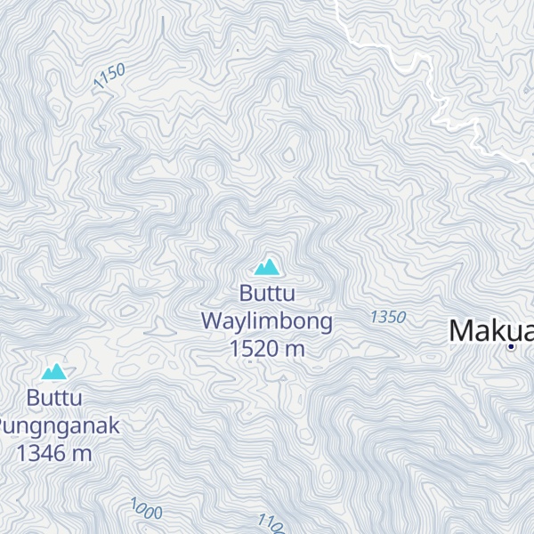 Map of Buttu Waylimbong