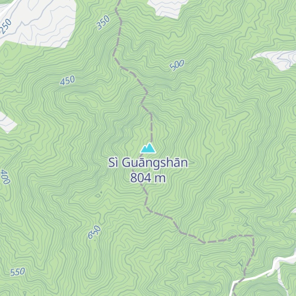 Map of Sì Guāngshān