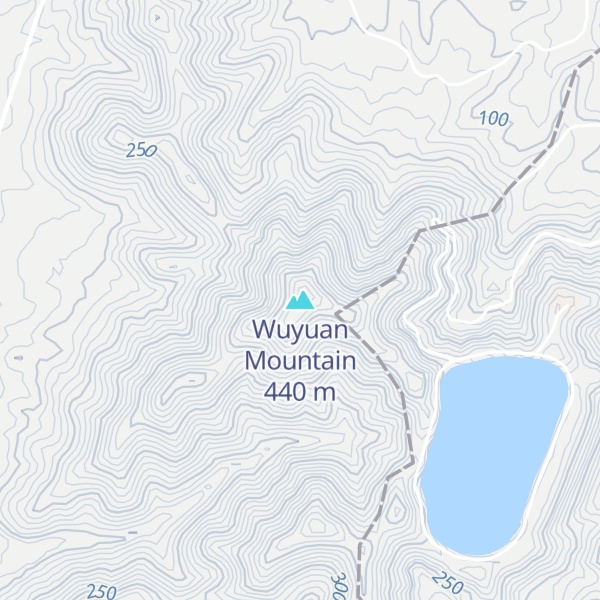 Map of Wuyuan Mountain