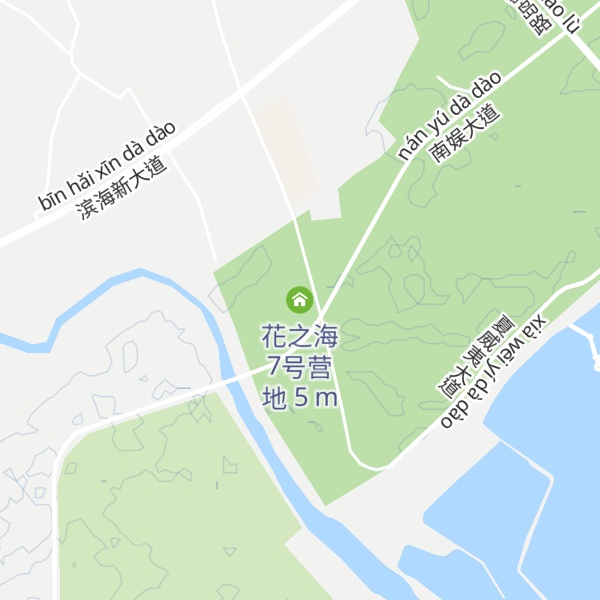 Map of 花之海7号营地