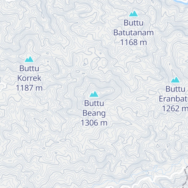 Map of Buttu Beang