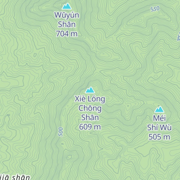Map of Xiè Lóng Chōng Shān