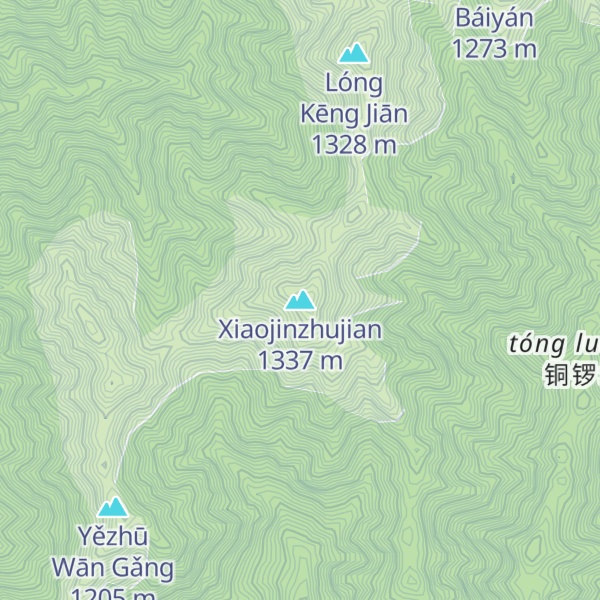 Map of Xiaojinzhujian