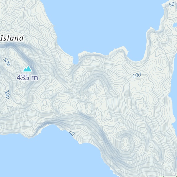 Map of Loggerhead Peaks