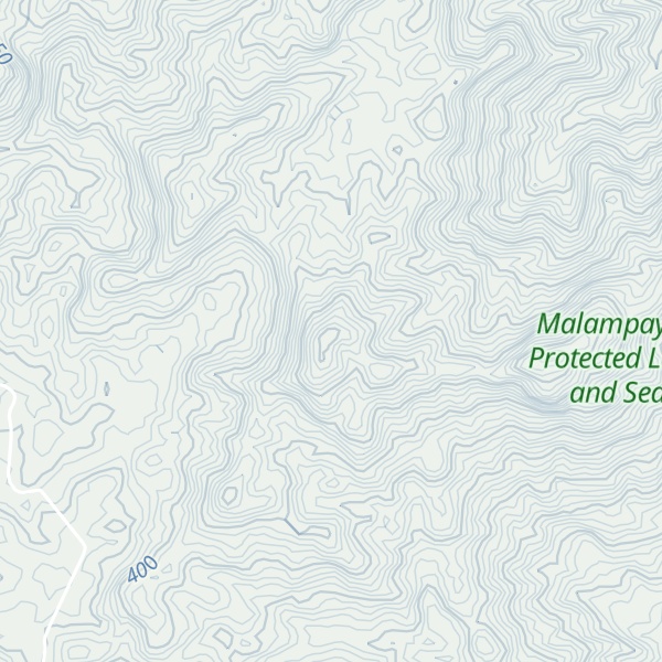 Map of Bay Peak