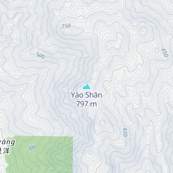 Map of Yào Shān