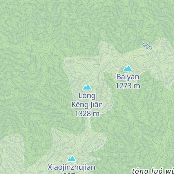 Map of Lóng Kēng Jiān