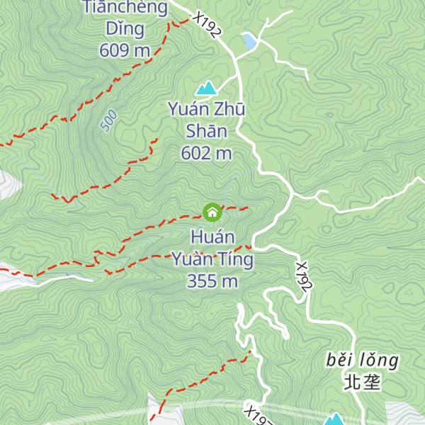 Map of Huán Yuàn Tíng