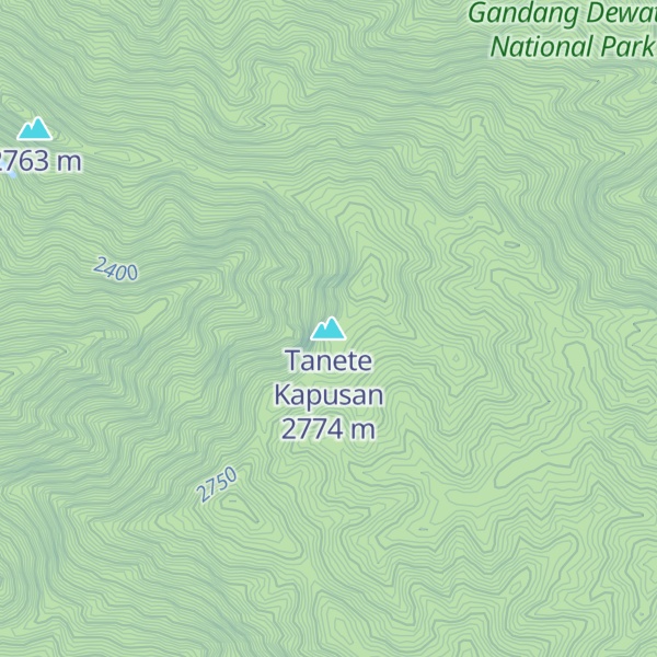Map of Tanete Kapusan