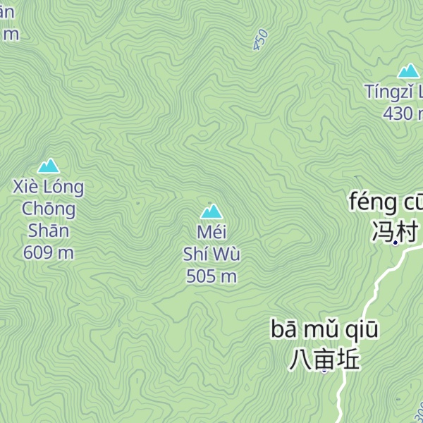 Map of Méi Shí Wù