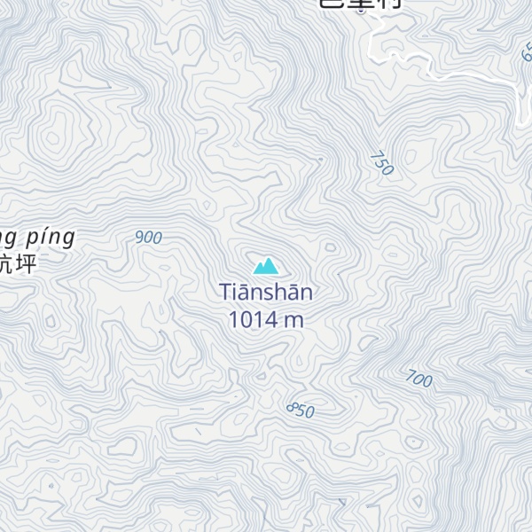 Map of Tiānshān