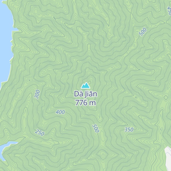 Map of Dà Jiān