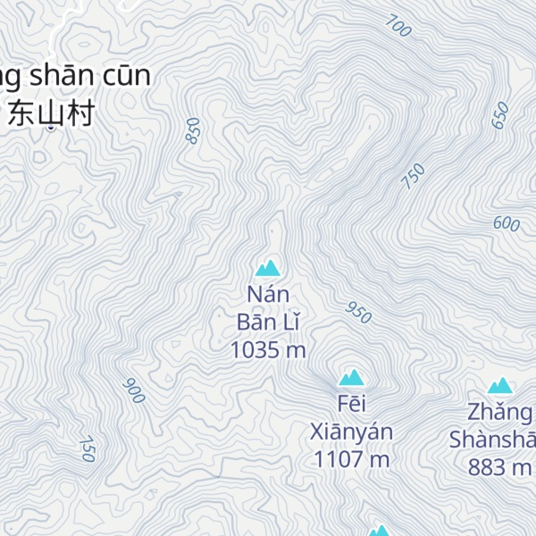 Map of Nán Bān Lǐ