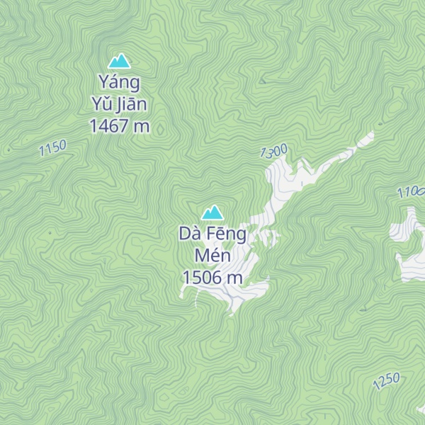 Map of Dà Fēng Mén