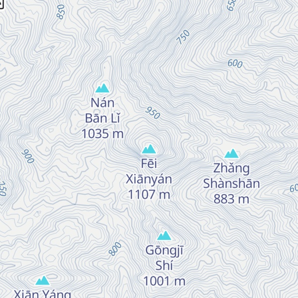 Map of Fēi Xiānyán