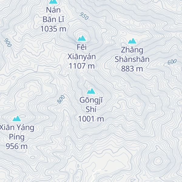 Map of Gōngjī Shí