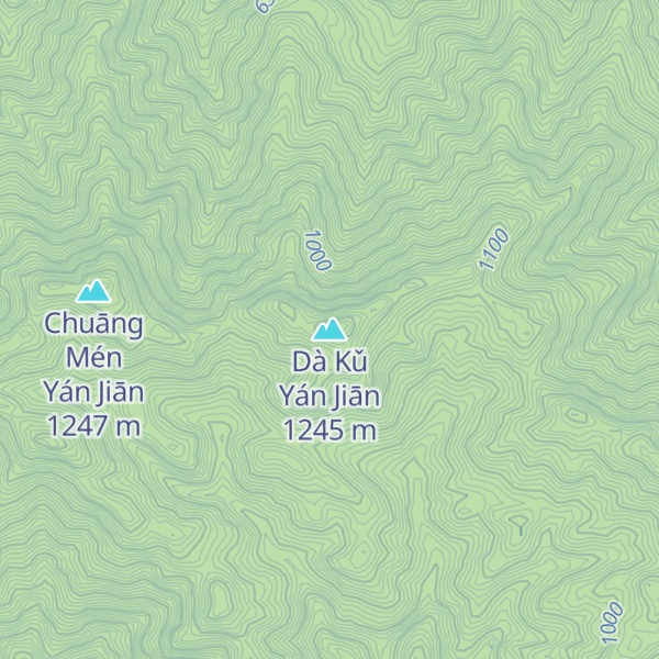 Map of Dà Kǔ Yán Jiān