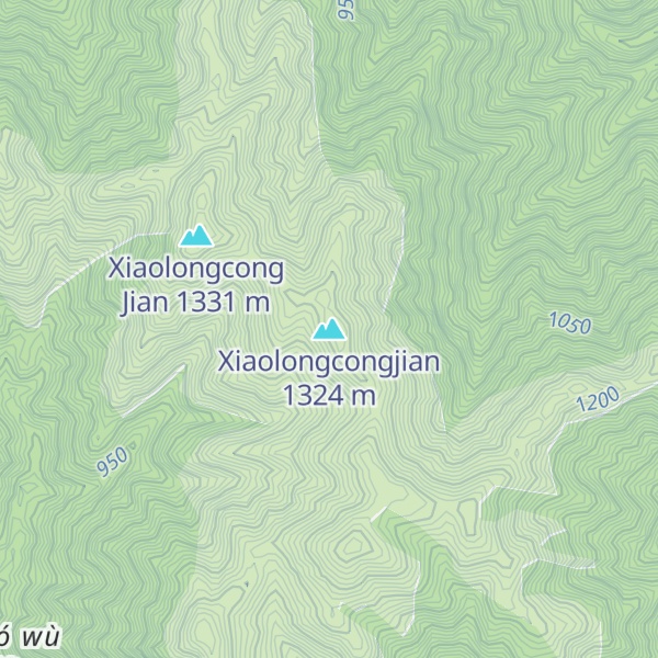 Map of Xiaolongcongjian