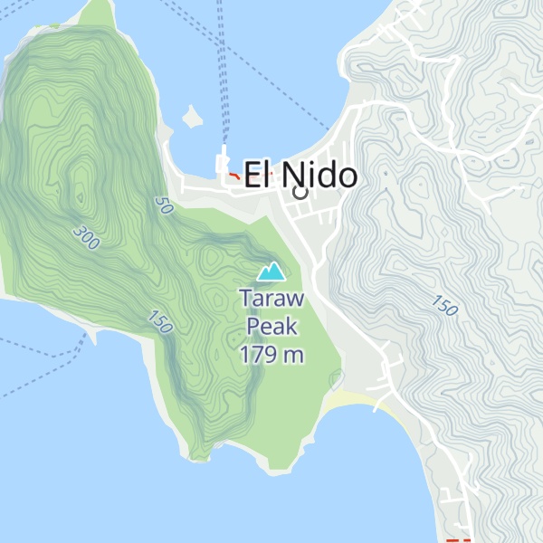 Map of Taraw Peak