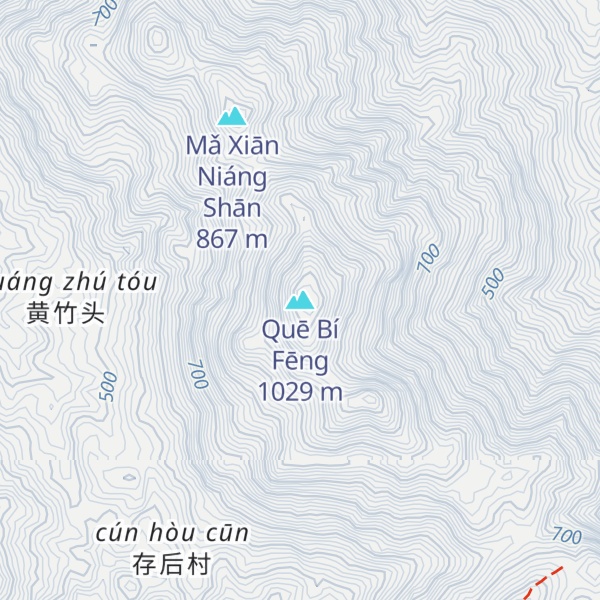 Map of Quē Bí Fēng