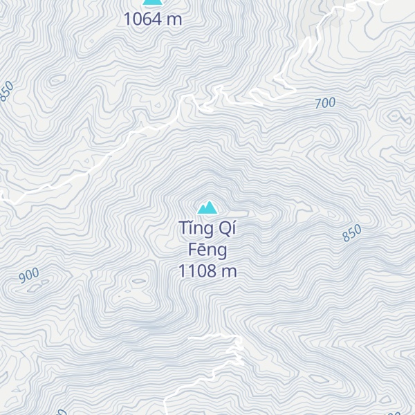 Map of Tǐng Qí Fēng