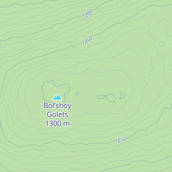 Map of G’ora Golets-Talakanskiy
