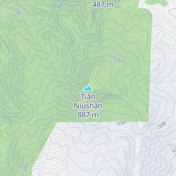 Map of Tiān Niúshān