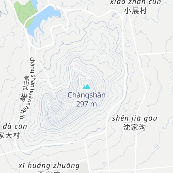 Map of Chángshān
