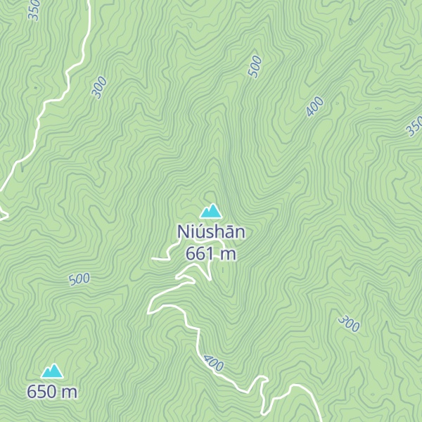 Map of Niúshān