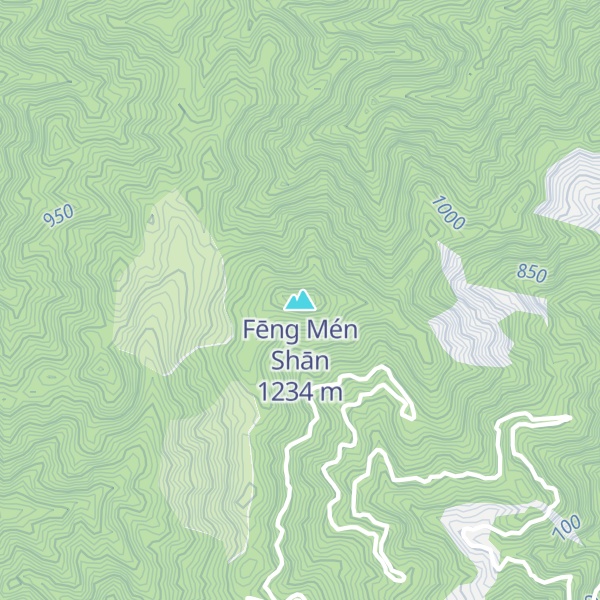 Map of Fēng Mén Shān