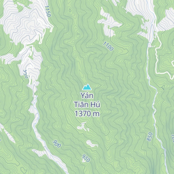 Map of Yán Tiān Hú
