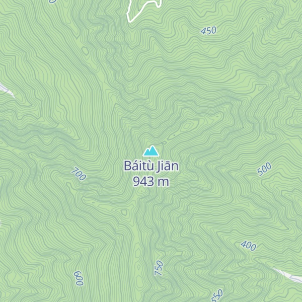 Map of Báitù Jiān