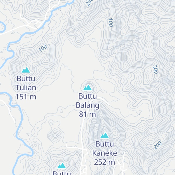 Map of Buttu Balang
