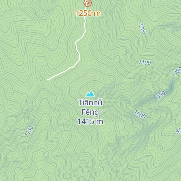 Map of Xiang Shan